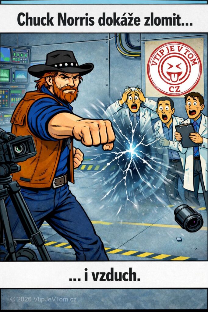Chuck Norris umí zlomit vše Chuck Norris umí zlomit vše - Chuck Norris dokáže zlomit i vzduch.
