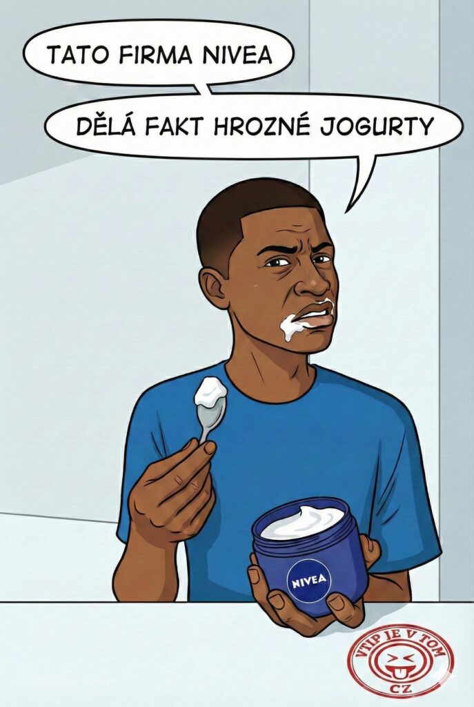 Hrozný jogurt Hrozný jogurt - Chudák chlapík s lžičkou v puse a znechuceným výrazem se...