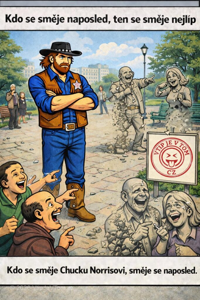 Kdo se směje Chucku Norrisovi - Kdo se směje naposled, ten se směje nejlíp. A kdo...