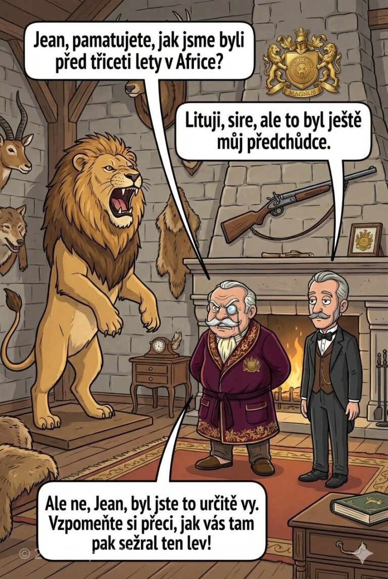Lord Magnus vzpomíná na Afriku - Lord Magnus: „Jean, pamatujete, jak jsme byli před třiceti lety...