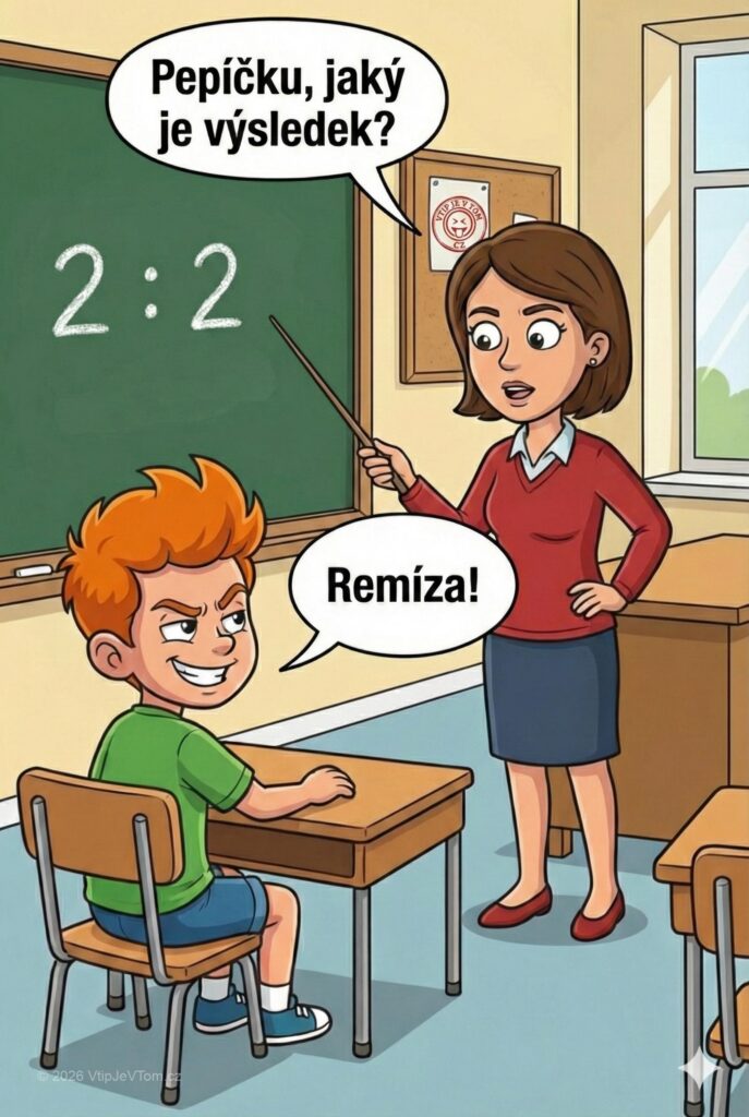 Pepíček a dělení Pepíček a dělení - Paní učitelka napíše ve škole na tabuli příklad 2 :...