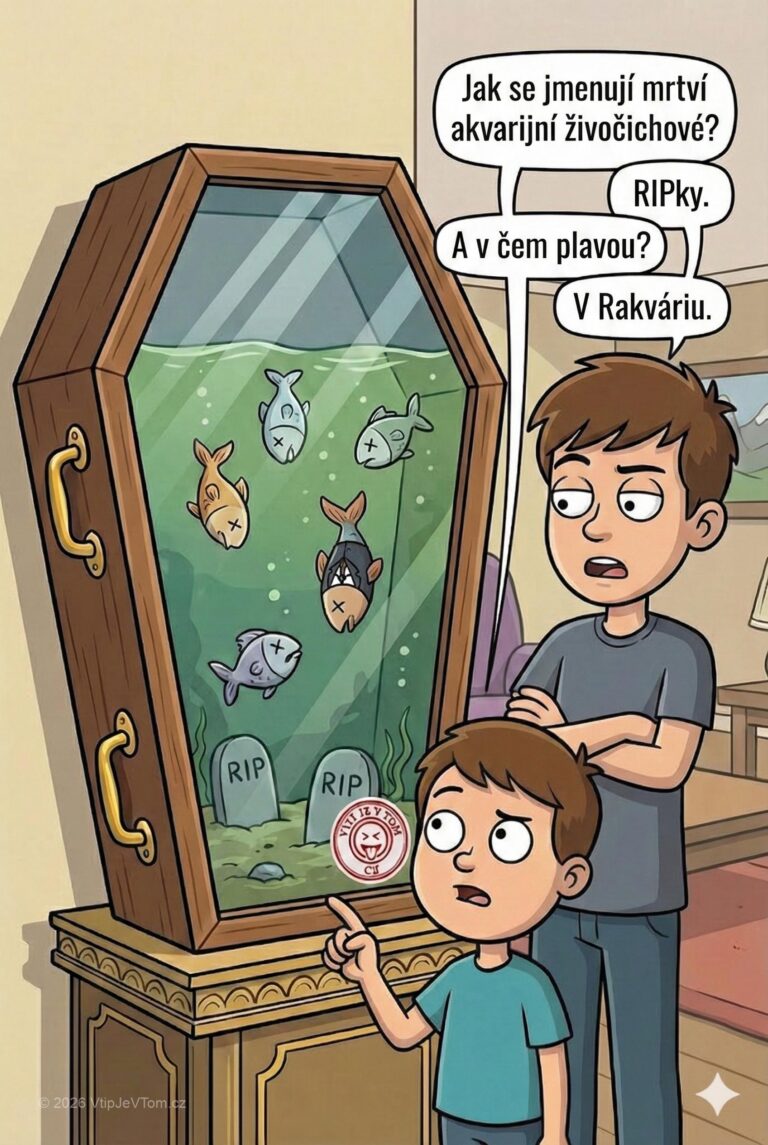 Posmrtný život v akváriu - Jak se jmenují mrtví akvarijní živočichové?RIPky.A v čem plavou?V Rakváriu.