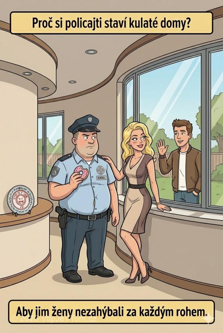 Proč si policajti staví kulaté domy? Proč si policajti staví kulaté domy? - Proč si policajti staví kulaté domy? Aby jim ženy nezahýbali...