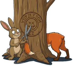 Lesní zvěrstvo - drsný zajíc