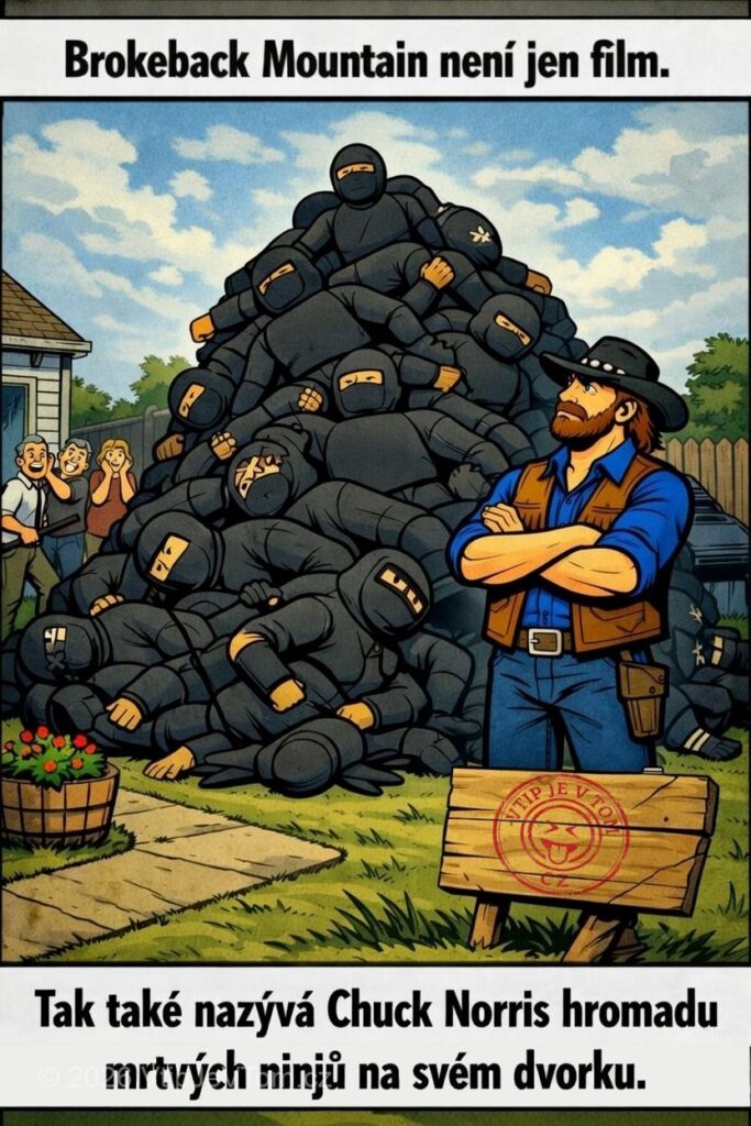 Chuck Norris a Brokeback Mountain Chuck Norris a Brokeback Mountain - Brokeback Mountain není jen film. Tak také nazývá Chuck Norris...