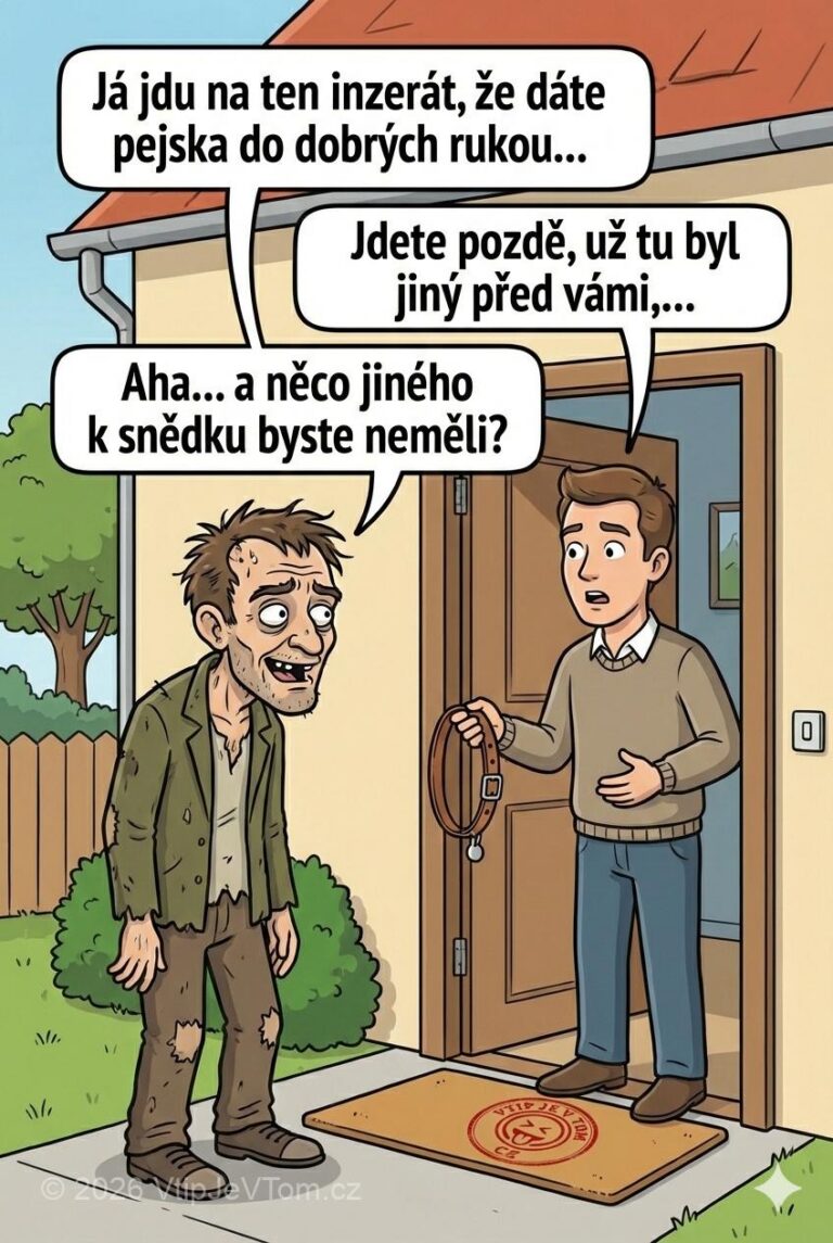 Zájemce o pejska na inzerát - Zazvoní divný chlap.„Já jdu na ten inzerát, že dáte pejska...