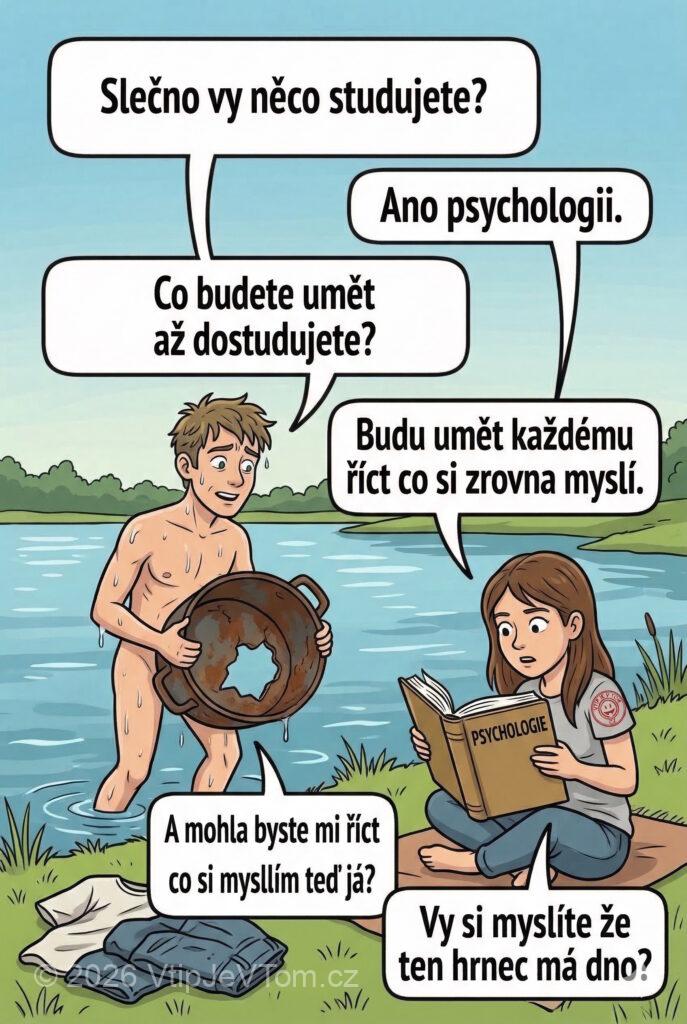 Nudista a psycholožka Nudista a psycholožka - Mladý muž se koupe na Adama v jezeře. Jenže když...
