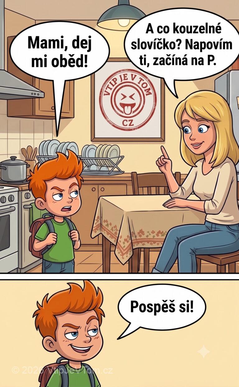 Pepíček chce oběd Pepíček chce oběd - Přijde Pepíček ze školy domů a říká mamince: „Mami, dej...