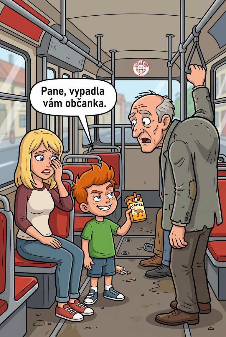 Pepíček, hrbáč a Camelky Pepíček, hrbáč a Camelky - Maminka a Pepíček jedou tramvají. V tramvaji taky jede hrbáč,...